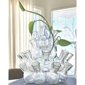 "The Original" Floral Seven & Floral Design Glass Flower Arrangement Vases